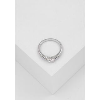 MUAU Schmuck  Solitaire Ring Diamant 0.50ct. Weissgold 750 