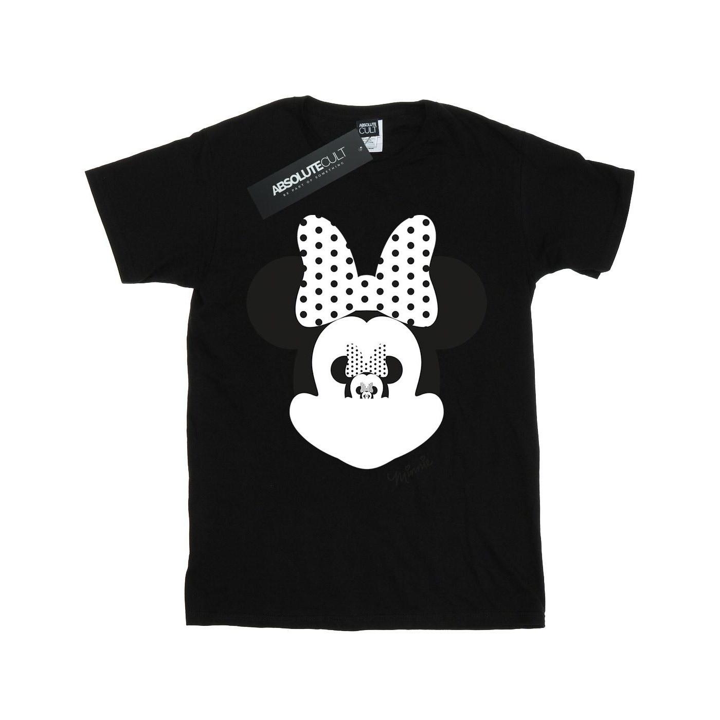 Image of Minnie Mouse Mirror Illusion Tshirt Mädchen Schwarz 128
