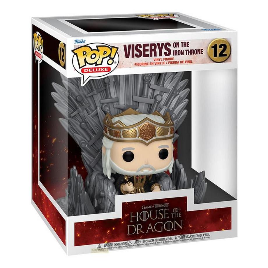 Funko  Pop! Deluxe House of The Dragon - King Viserys Targaryen On Throne (Nr.12) 