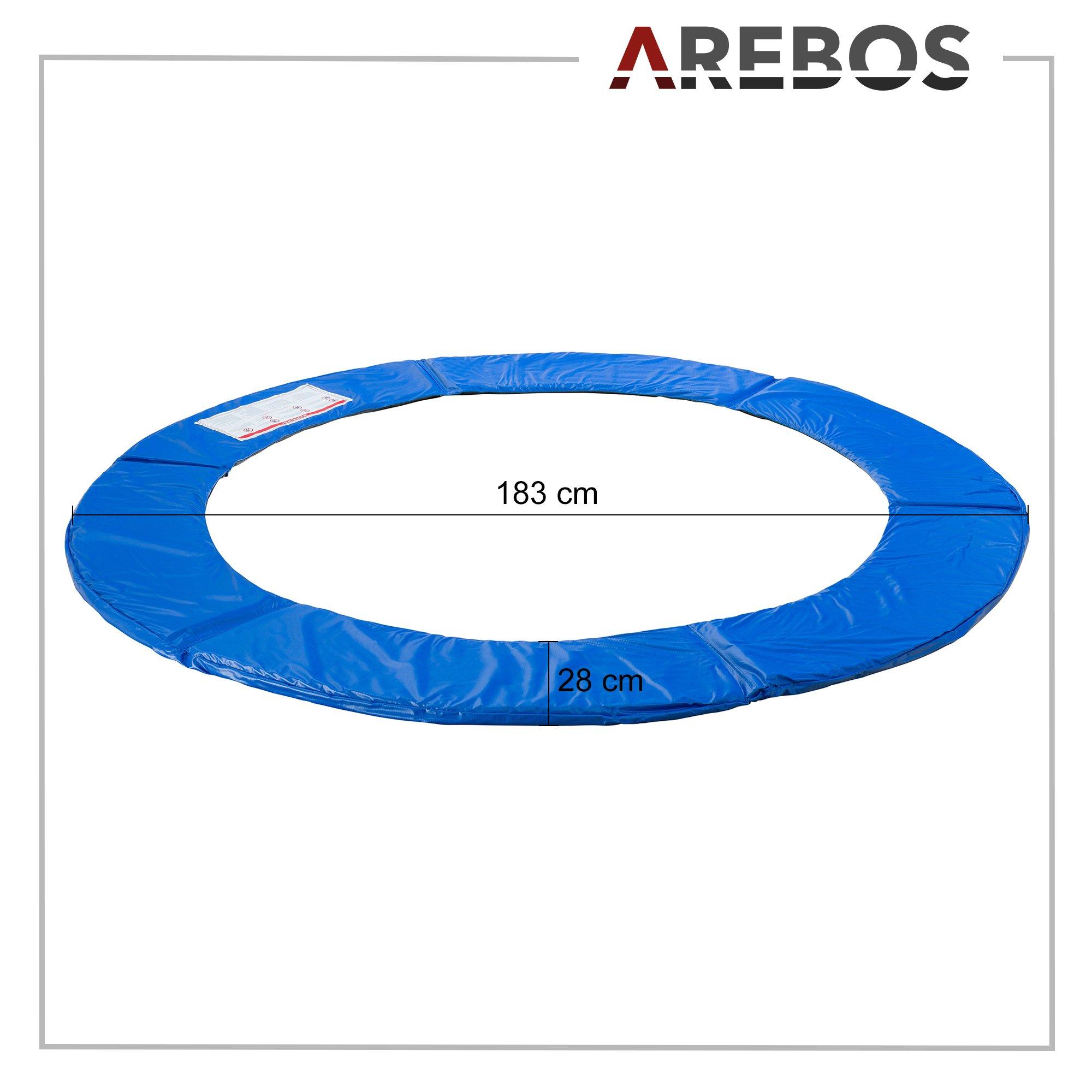 Arebos  Protection des bords du trampoline 