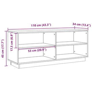 VidaXL Schuhschrank kiefernholz  