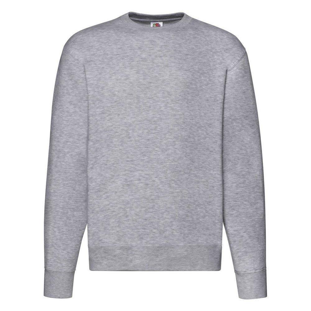 Image of Premium Sweatshirt Angesetzte Ärmel Herren Grau XL