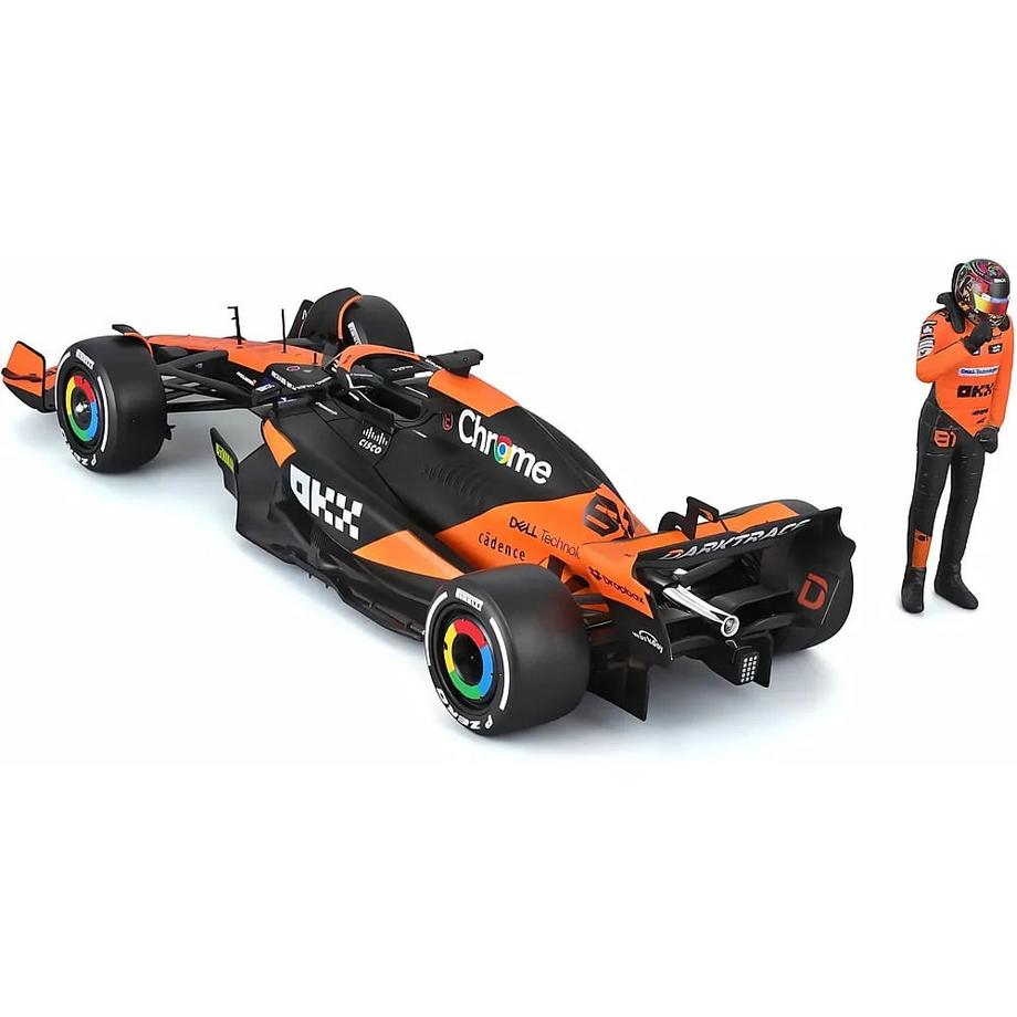 bburago  McLaren F1 MCL38 2024 avec figurine Piastri 