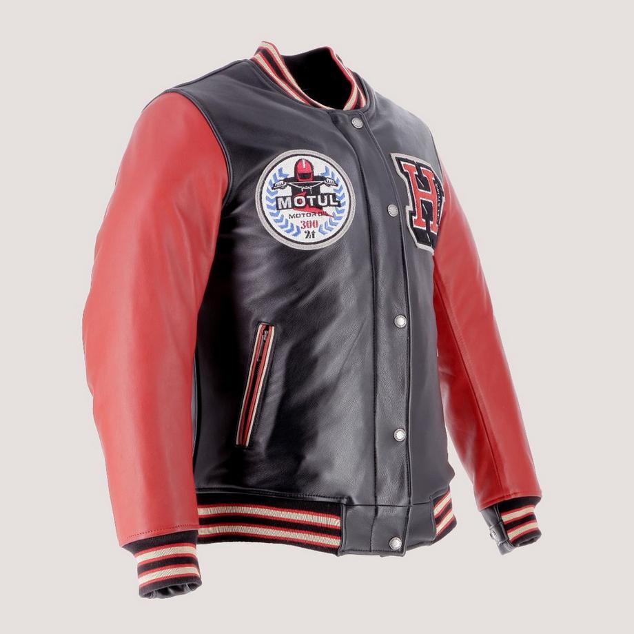 Helstons Student Rag Motul Giacca Moto in Pelle  