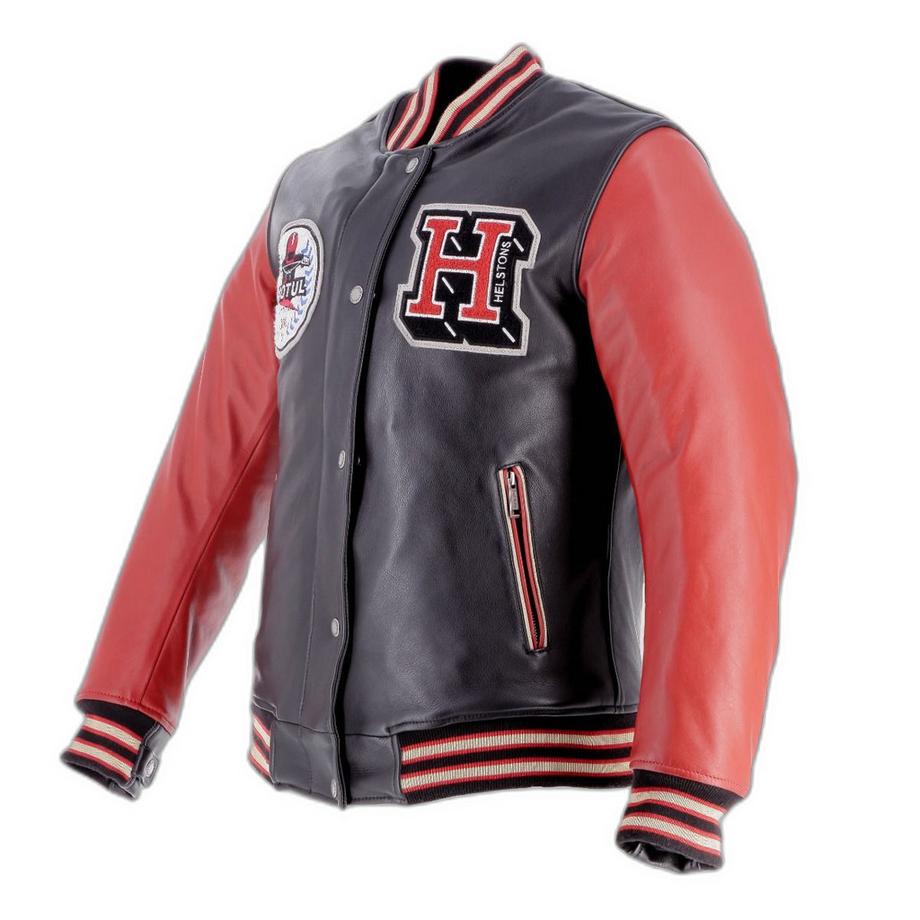 Helstons Student Rag Motul Giacca Moto in Pelle  