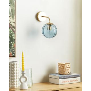 Beliani Lampe murale en Verre Rétro BOOMI  