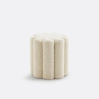 La Redoute Intérieurs Pouf bouclette chenillée  