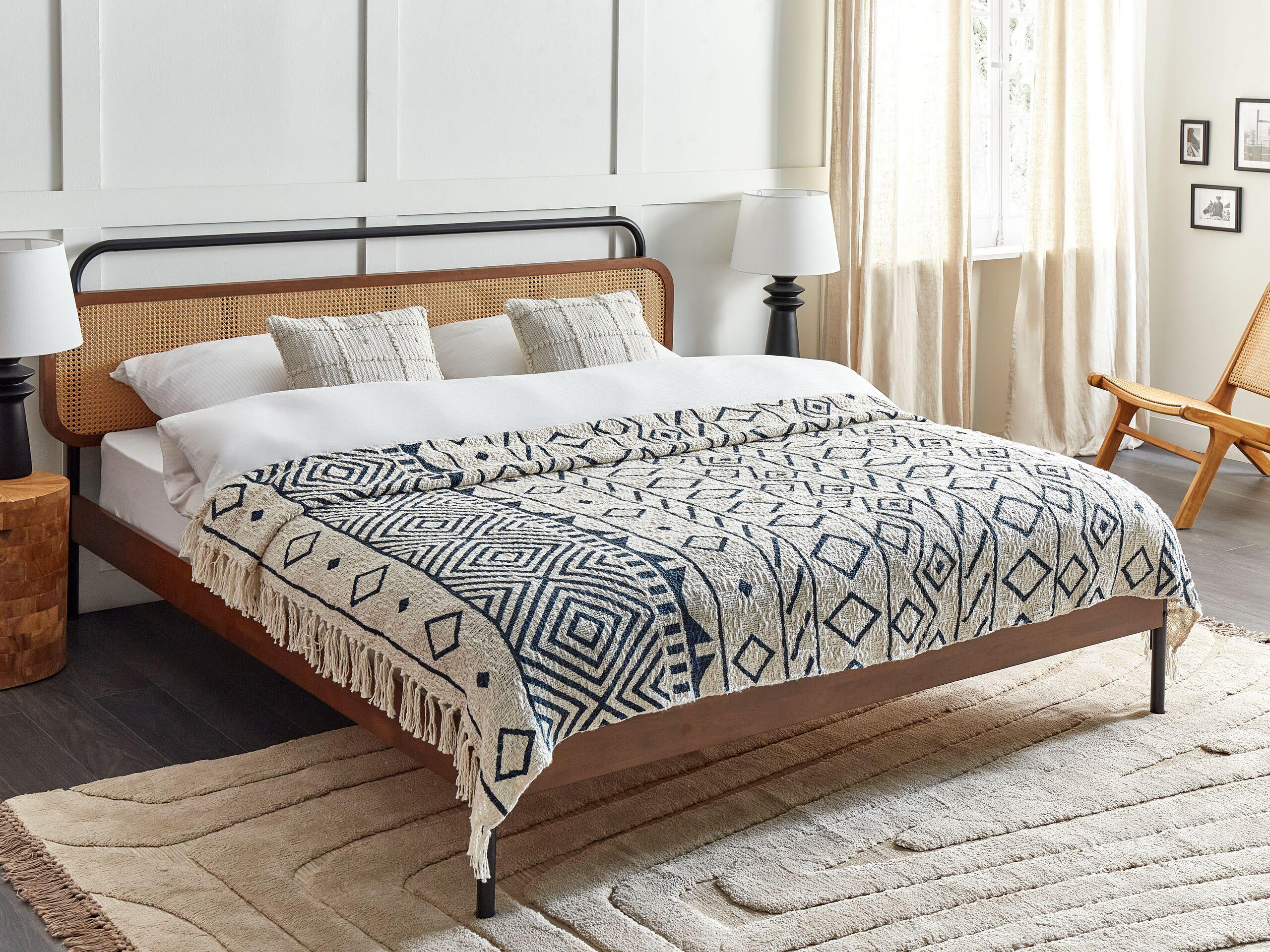 Beliani NAJUY Couverture Classique en Coton  