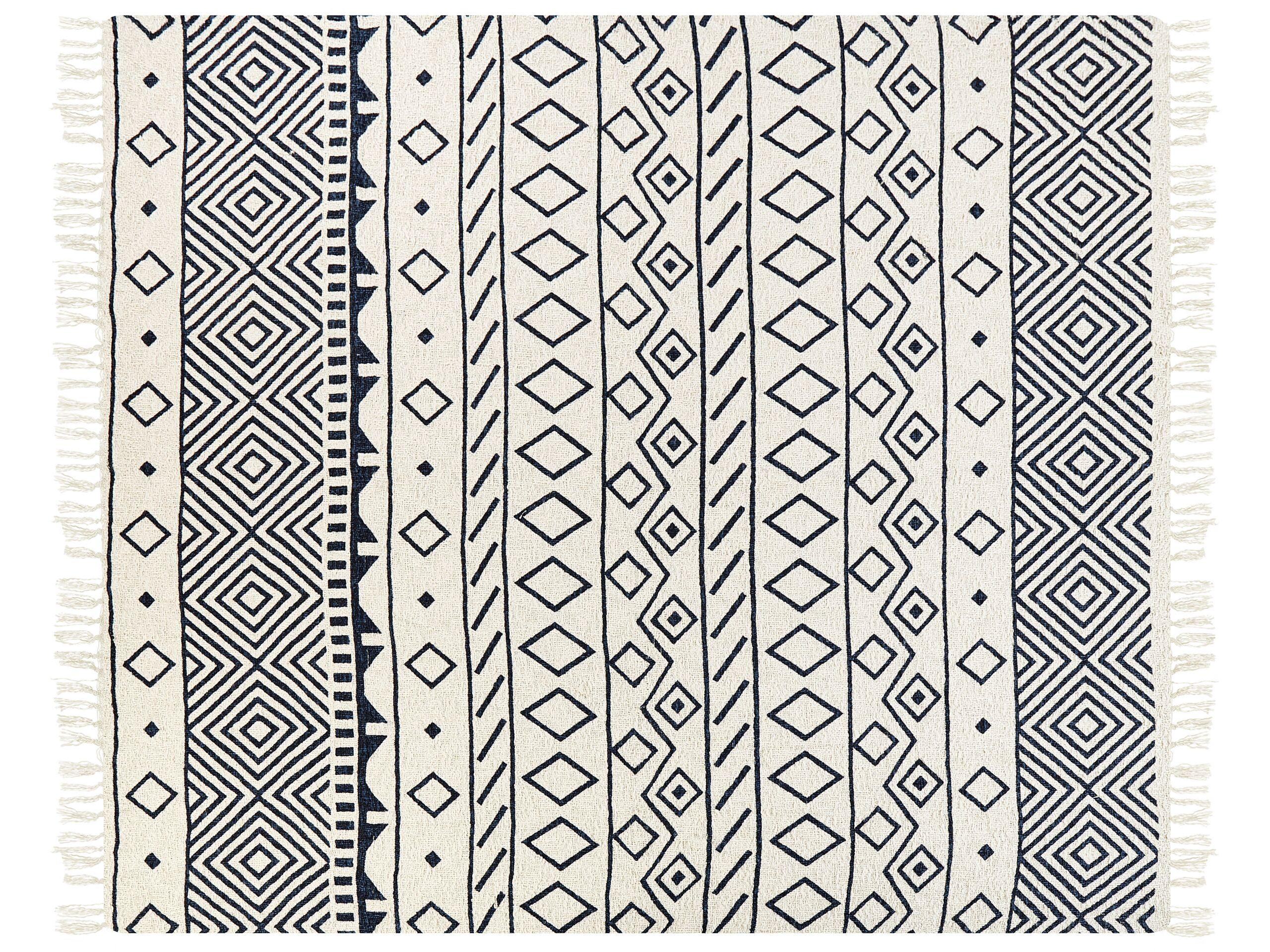 Beliani NAJUY Couverture Classique en Coton  