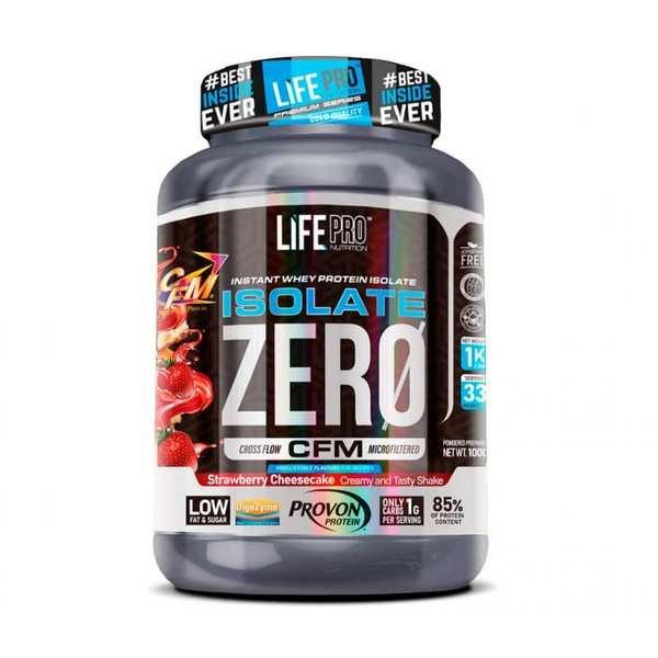 LIFEPROOF  Whey isolate zero 1kg Life Pro | Fraise Cheesecake 