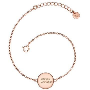 Femme Bracelet en argent CHOOSE HAPPINESS