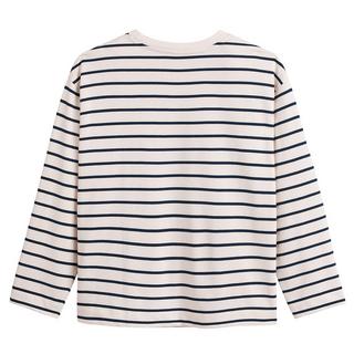 La Redoute Collections  Langarmshirt mit rundem Ausschnitt und Streifenmuster 