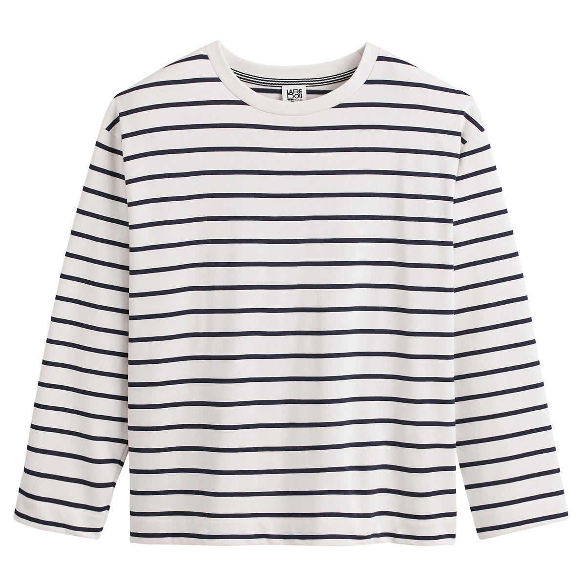 La Redoute Collections  Langarmshirt mit rundem Ausschnitt und Streifenmuster 