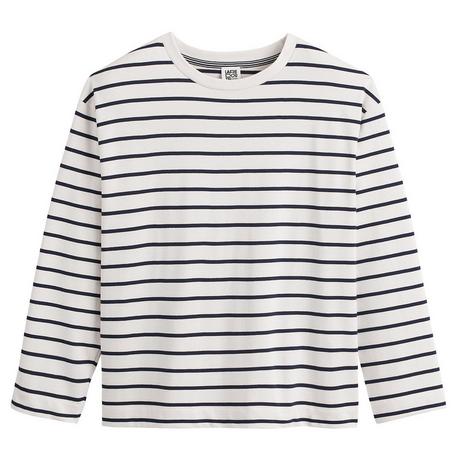 La Redoute Collections  Langarmshirt mit rundem Ausschnitt und Streifenmuster 