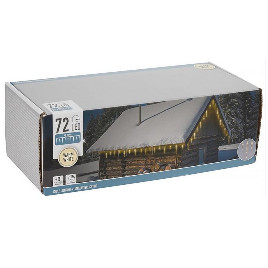 B2X Décoration de Noël : Soupes avec 72 LED pour usage intérieur/extérieur  