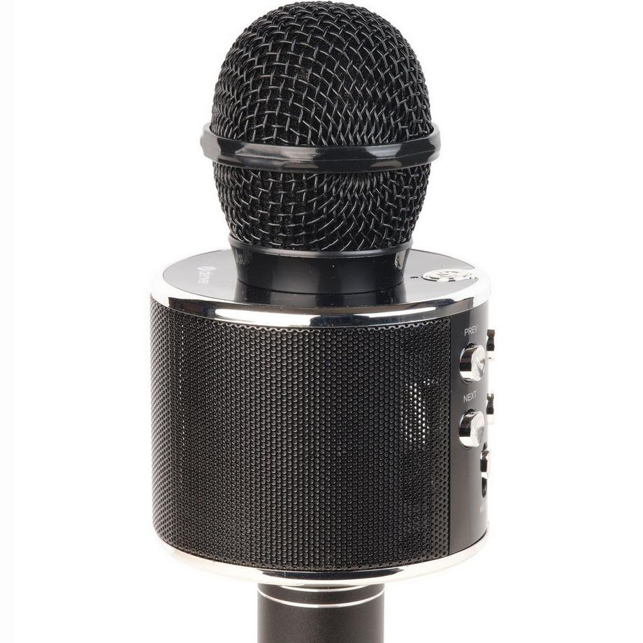 DENVER  Microphone karaoké Bluetooth avec haut-parleur intégré. Noir 