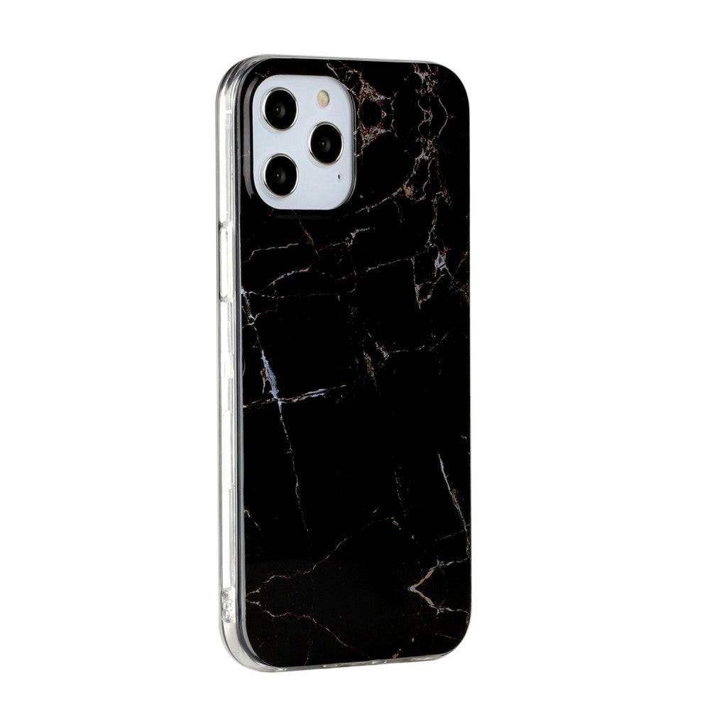 Cover-Discount  iPhone 12 / 12 Pro - Custodia siliconica Marble 