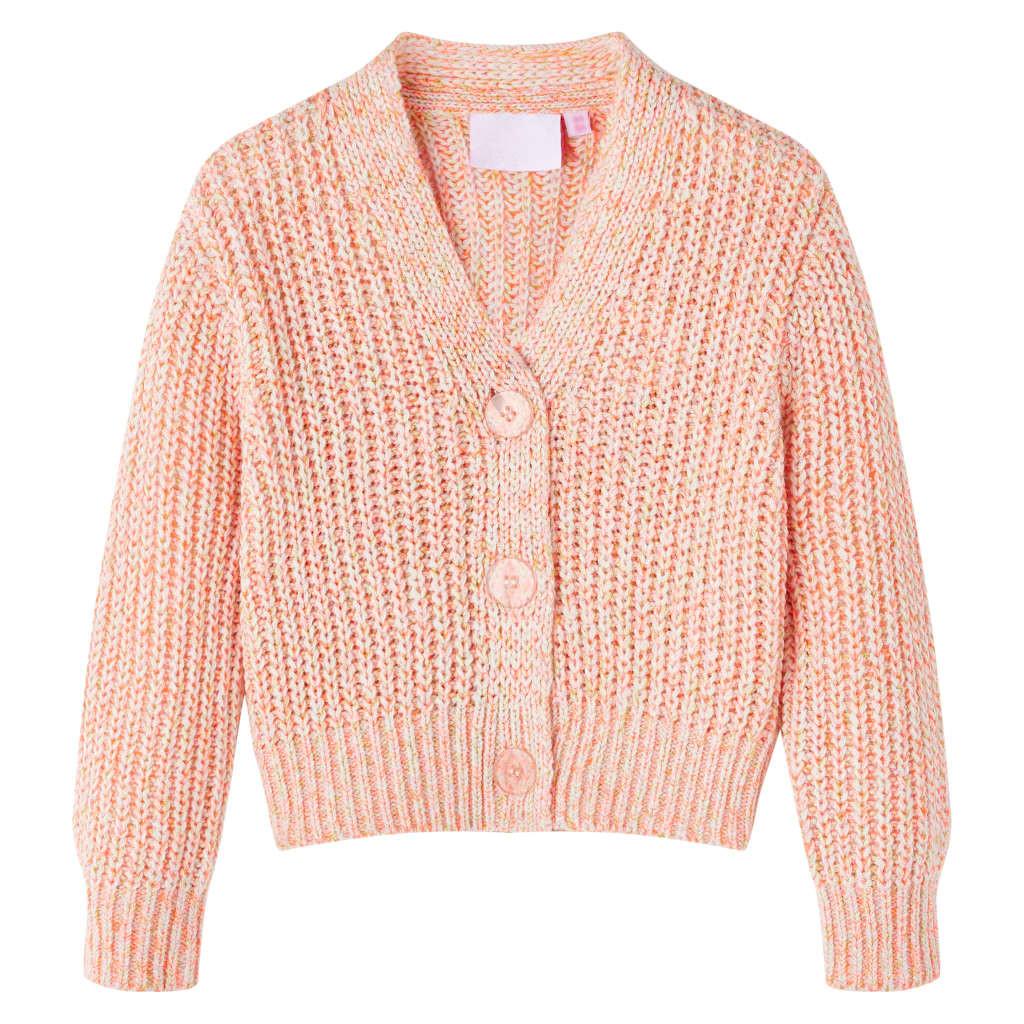 Image of Kinder Strickjacke Baumwolle Unisex Pink 116