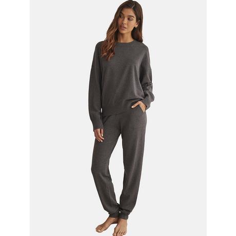 Selmark  Tenue détente et intérieur pyjama pantalon top col rond TRICOTP98 