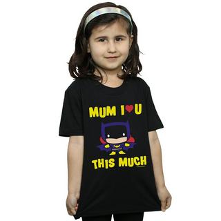 DC COMICS  Tshirt MUM LOVE YOU THIS MUCH 