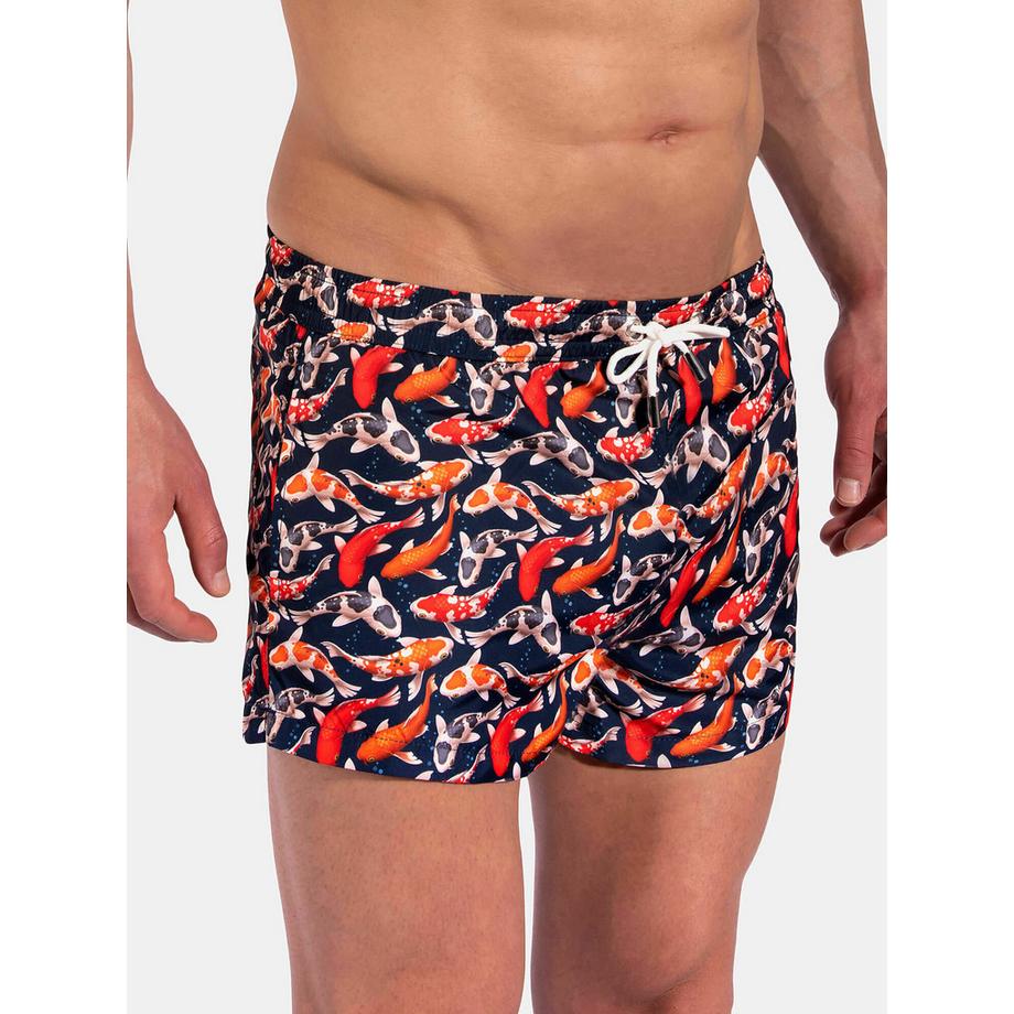 Olaf benz BLU2355 Badeshorts mit Tropenmuster  