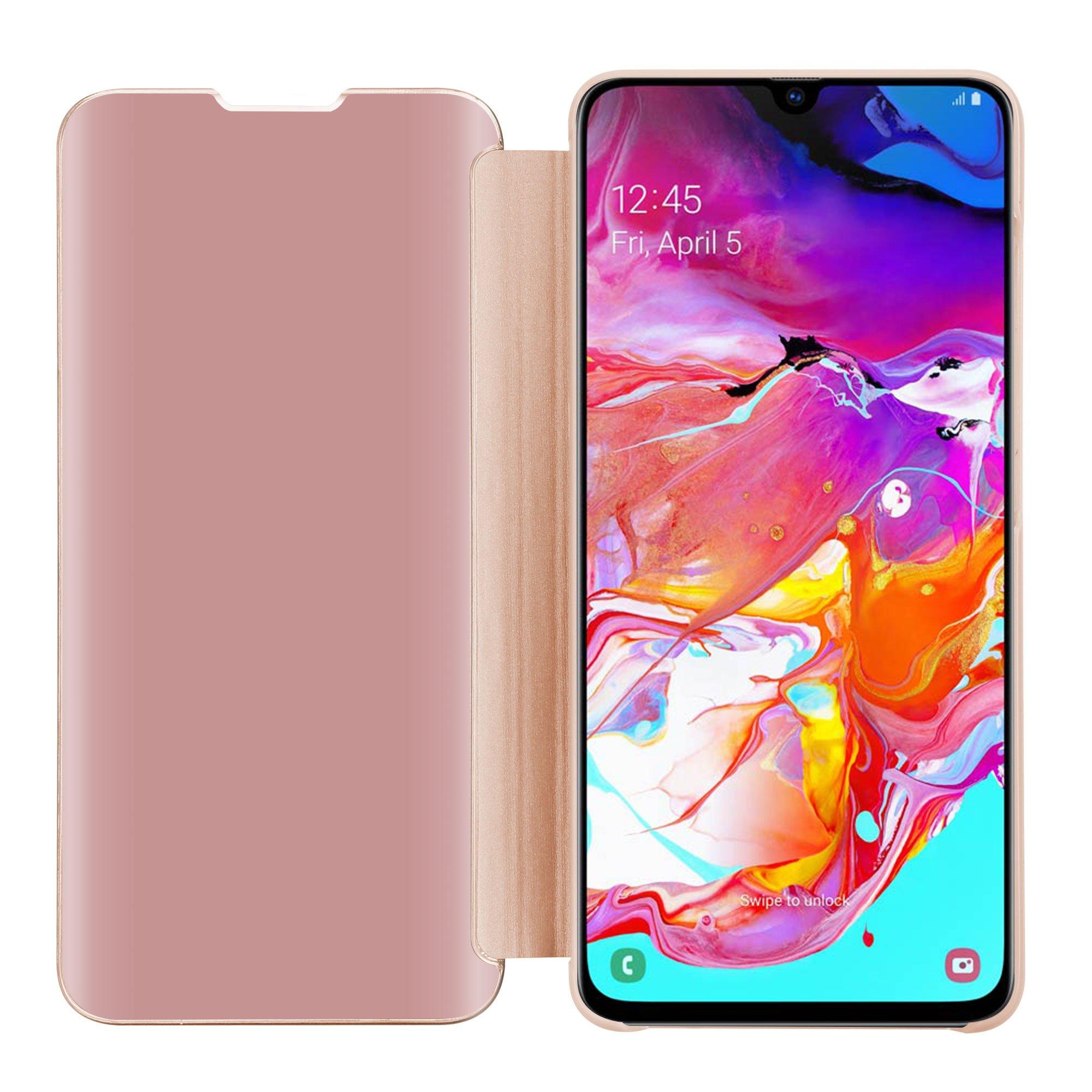 Cadorabo  Hülle für Samsung Galaxy A70  A70s Spiegel Standfunktion 360 Grad Schutz 