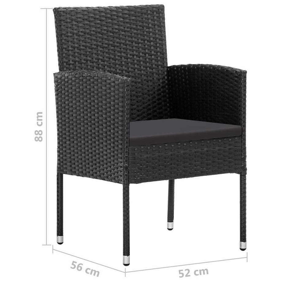 VidaXL Chaise de jardin rotin synthétique  