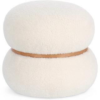 mutoni Pouf Mirka bianco intorno 43  