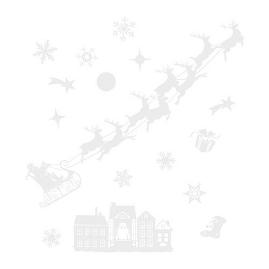 Ruhhy Autocollants de fenêtre de Noël Ruhhy 22305  