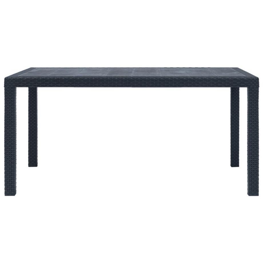 VidaXL tavolo da giardino Plastica  