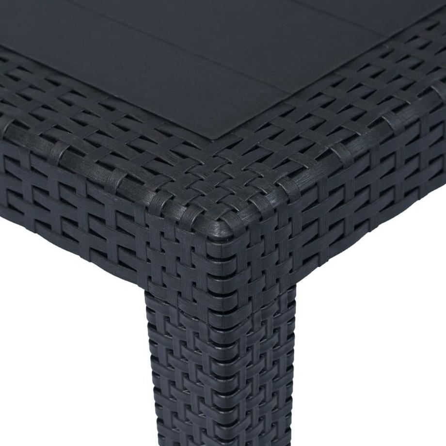 VidaXL tavolo da giardino Plastica  