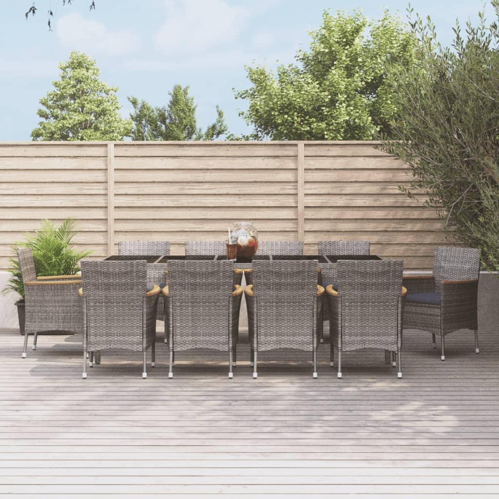 VidaXL Garten essgruppe poly-rattan  