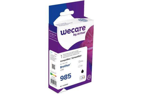 Image of WECARE Tinte rebuilt schwarz LC-985BK WE zu Brother DCP-J315W 15ml
