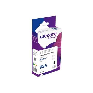 WECARE Tinte rebuilt schwarz LC-985BK WE zu Brother DCP-J315W 15ml