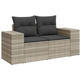 VidaXL set divano da giardino Polirattan  