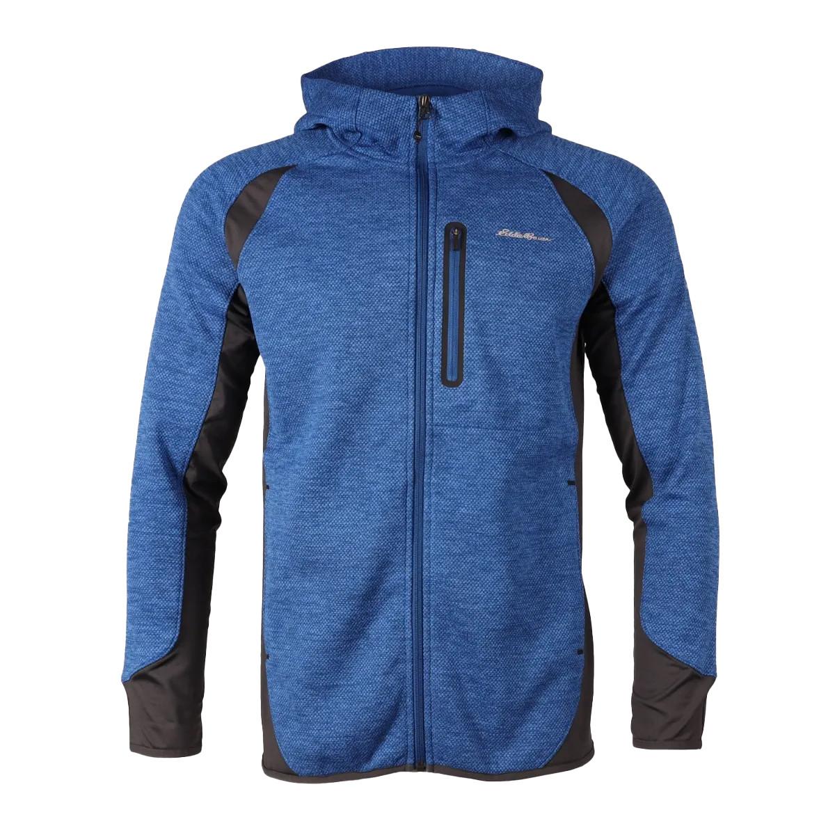 Image of Cloud Hoodie Mit Durchgehendem Reißverschluss Hybrid Unisex Blau Denim M