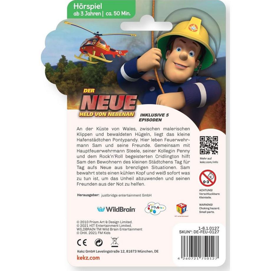 Kekz  Audiochip Feuerwehrmann Sam: Der neue Held von nebenan 