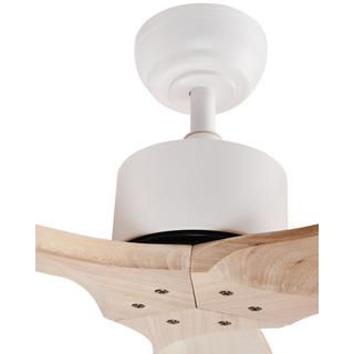 Beliani Ventilatore a soffitto en Legno di Paulownia Scandinavo ARANI  