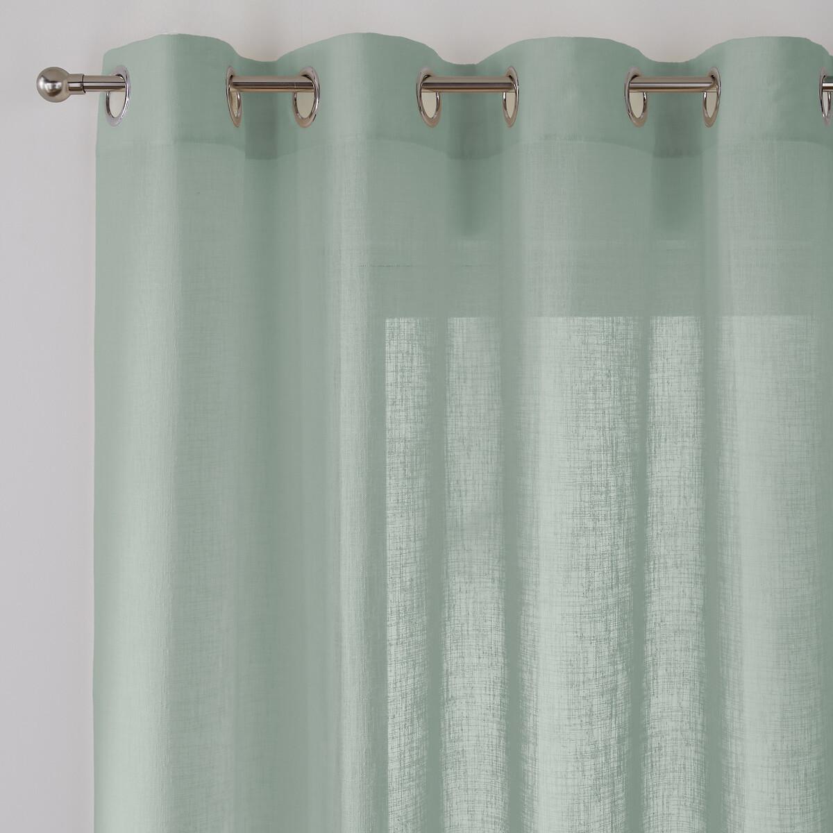 Image of Vorhang Nyong Mit Ösen Unisex Grün 140 x 250 cm
