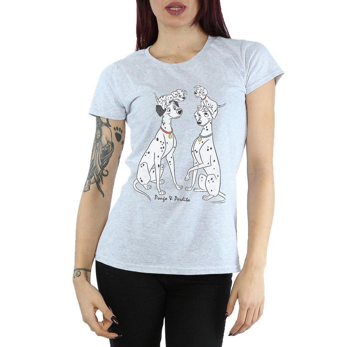 Image of Pongo And Perdita Tshirt Damen Grau M