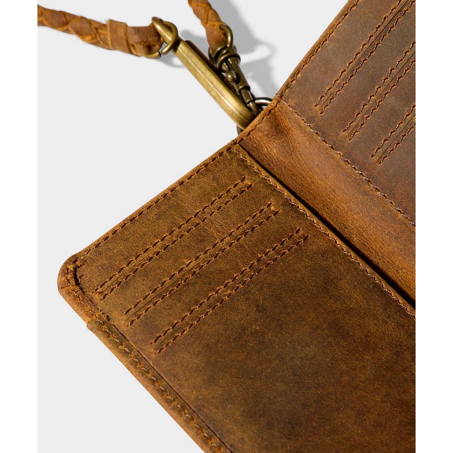 Joe Browns Leder Geldbörse mit Kette  