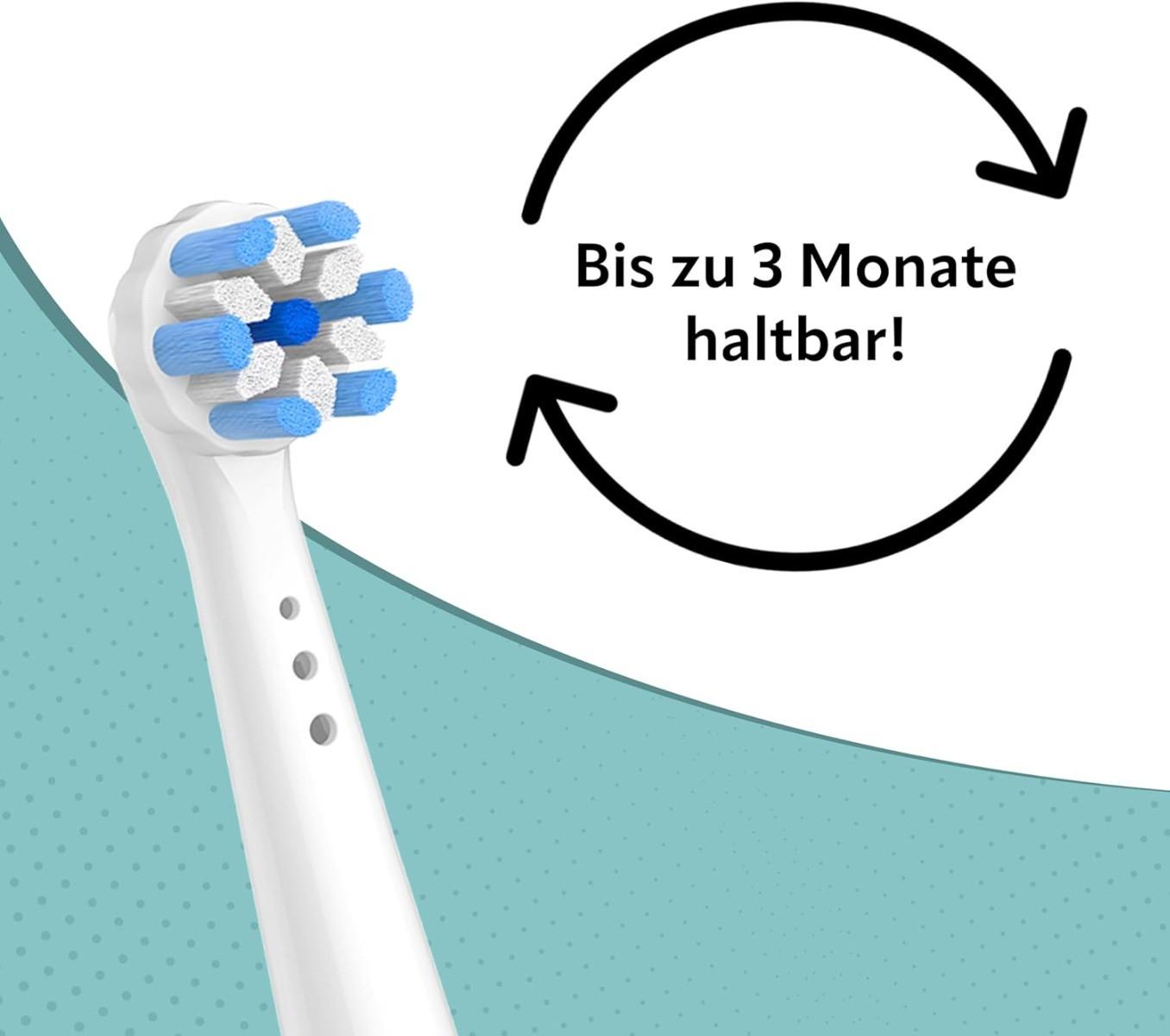 Ora-Care  Brossettes de rechange standard compatibles avec Oral-B IO (paquet de 8) 