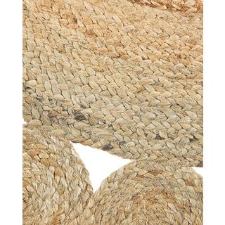 Beliani Tapis en Jute Boho GOLGEN  