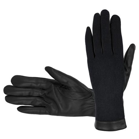 HOFLER Gants en cuir avec doublure en polaire chaude  