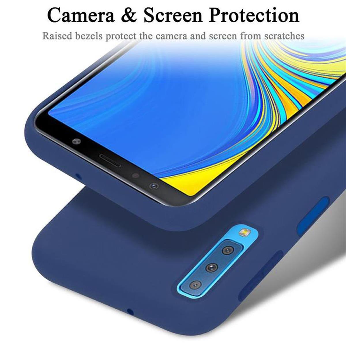 Cadorabo  Housse compatible avec Samsung Galaxy A7 2018 - Coque de protection en silicone TPU flexible 