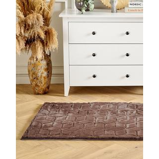 Beliani Tapis en Polyester Moderne THATTA  