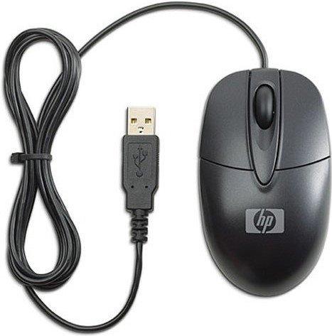 Hewlett-Packard  USB Travel Mouse - schwarz 