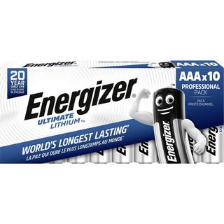 Energizer  10 piles LR03 lithium Ultimate 