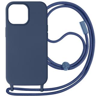 Avizar  Coque Cordon iPhone 15 Pro Bleu Nuit 