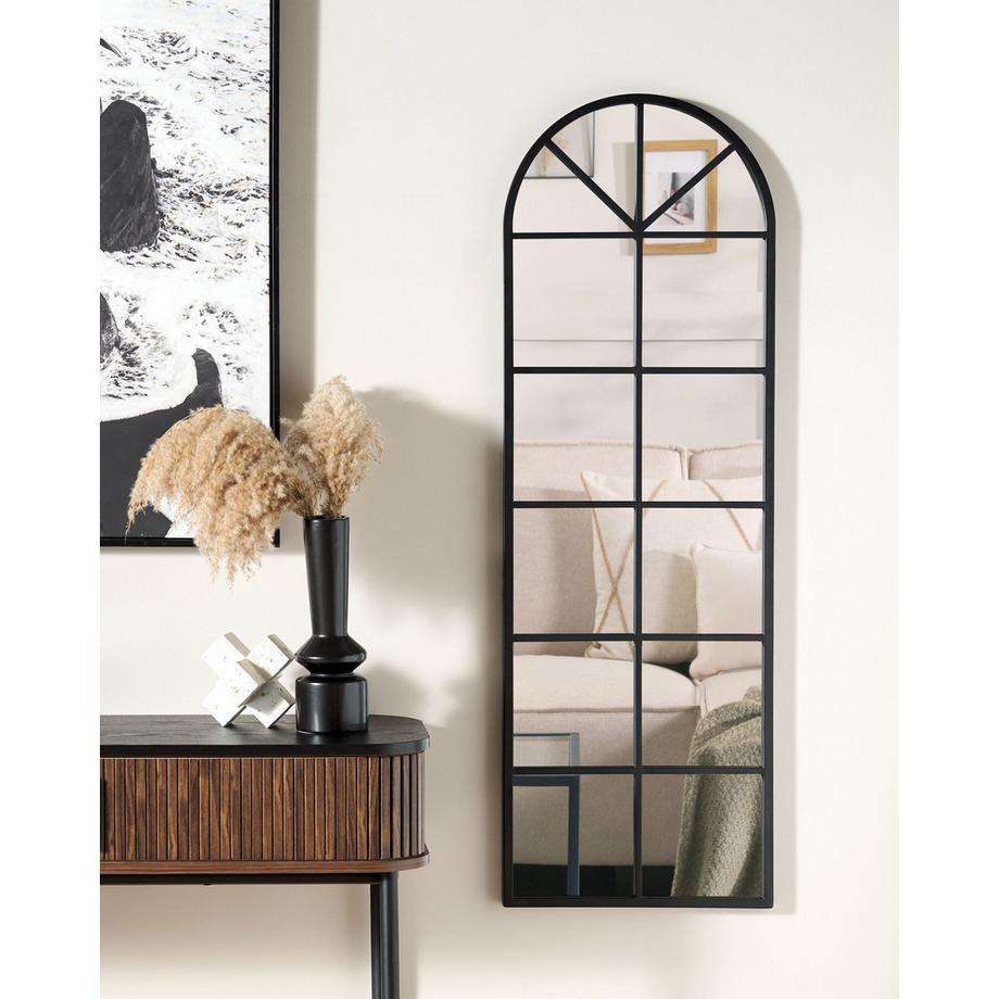 Beliani Miroir en Métal Industriel BROUAGE  